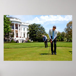 Obama & Biden Doing What They Do Best Poster