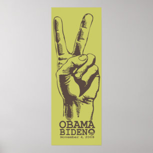 Obama Biden Peace Print
