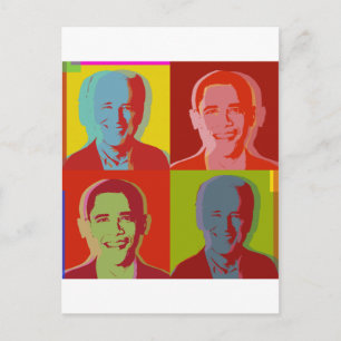Obama biden postcard