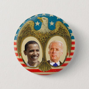 Obama Biden Retro Button