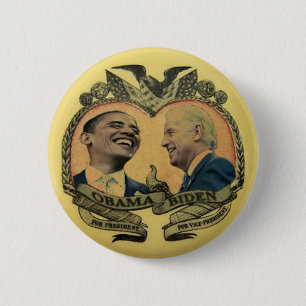 Obama/Biden Retro Jugate Button