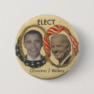Obama/Biden Retro-style Button