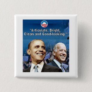 Obama / Biden Square Button