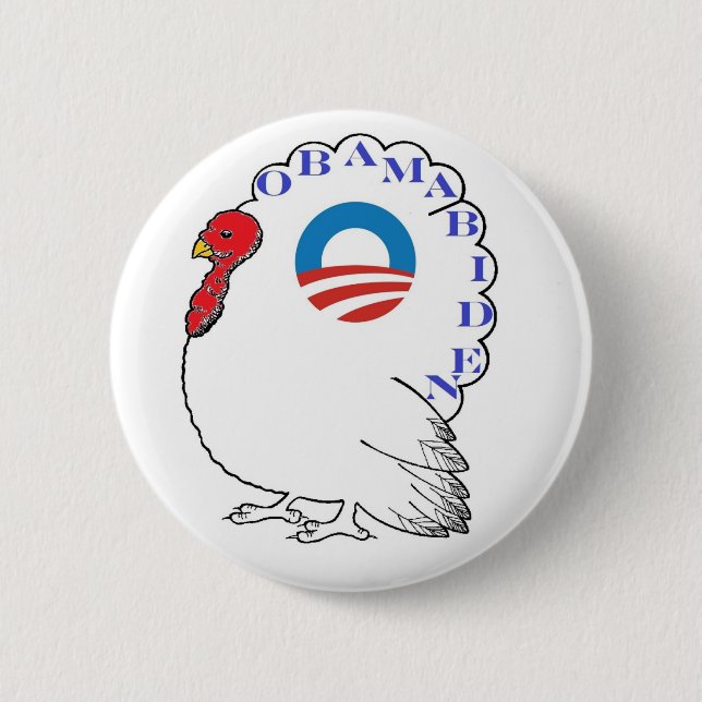Obama-Biden Thanksgiving Pin (Front)