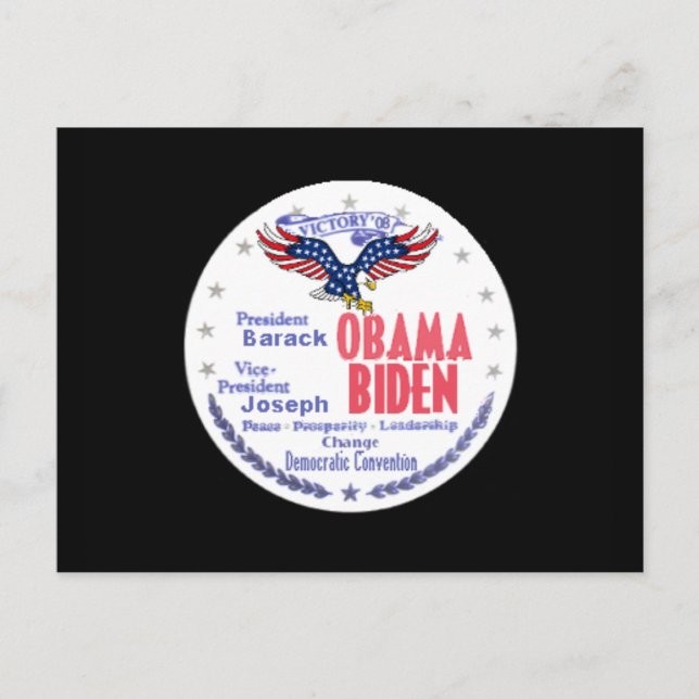 Obama Biden Ticket Postcard (Front)