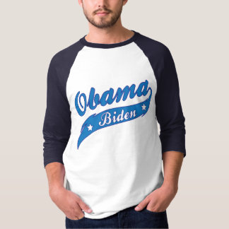 Obama Biden Vintage Swoosh Blue Graphic Shirt
