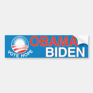 Obama Biden - Vote Hope Bumper Sticker