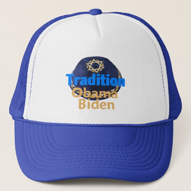 Obama Biden YARMULKE Hat (Front)