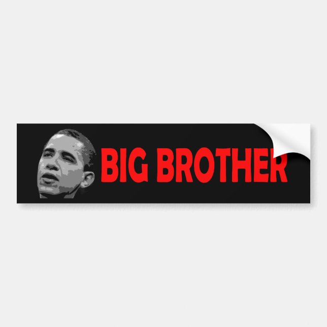 Obama: Big Brother Bumper Sticker (Front)