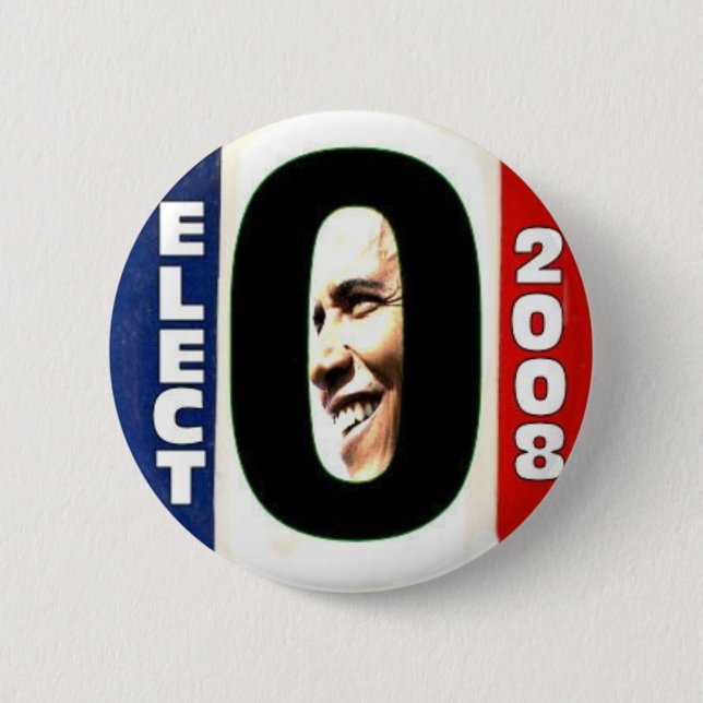 Obama Big O Button (Front)