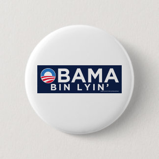 Obama bin Lyin' 6 Cm Round Badge