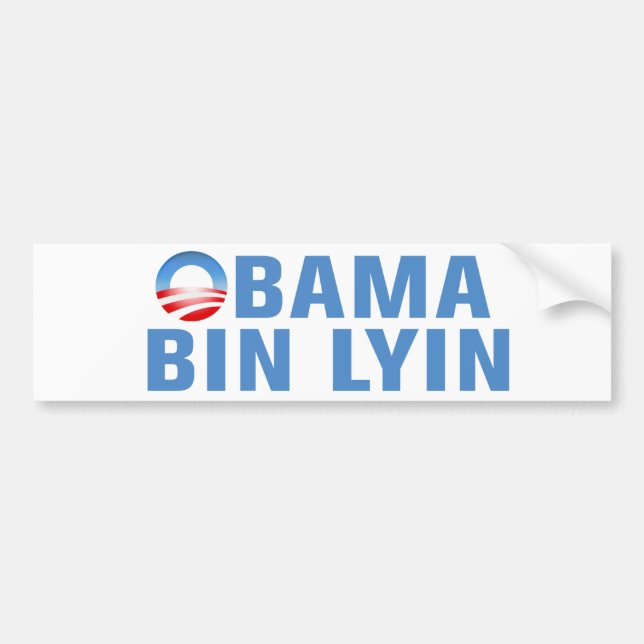 Obama Bin Lyin Bumper Sticker (Front)