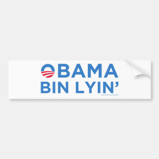 Obama bin Lyin' Bumper Sticker