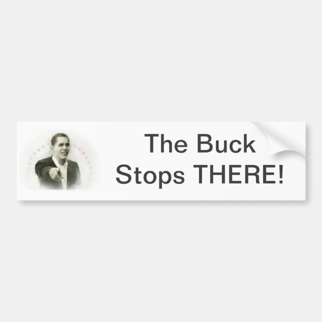 Obama Blame Bumper Sticker (Front)