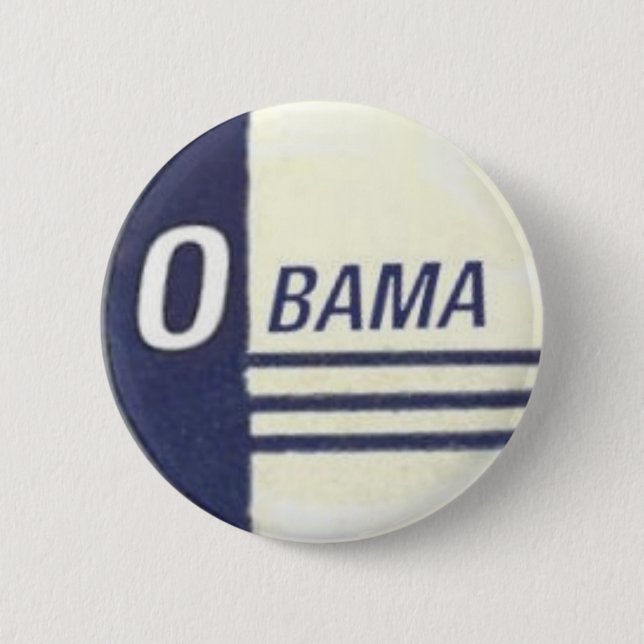 Obama Blue/White Button (Front)