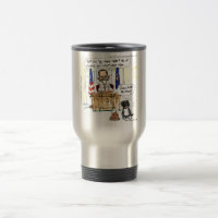Obama & Bo Satirical Cartoon Gifts Tees & Cards