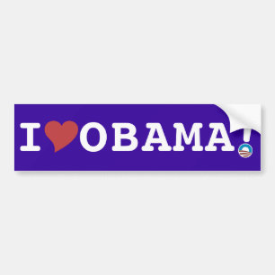 OBAMA BUMPER STICKER