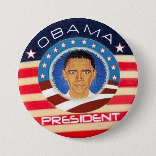 Obama Button within a Button (Front)