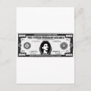 Obama Cash Postcard