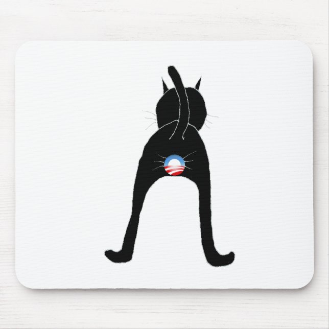 Obama Cat Mouse Mat (Front)