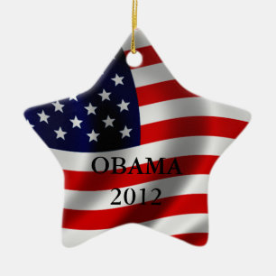 Obama Ceramic Tree Decoration