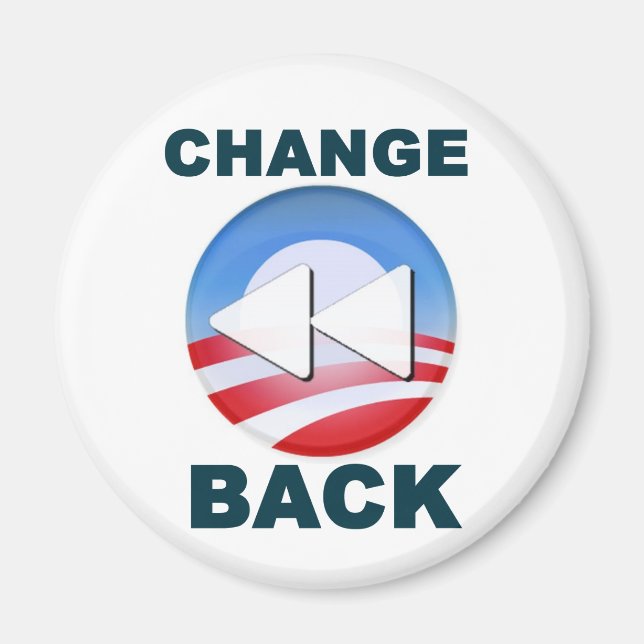 Obama: Change Back Magnet (Front)