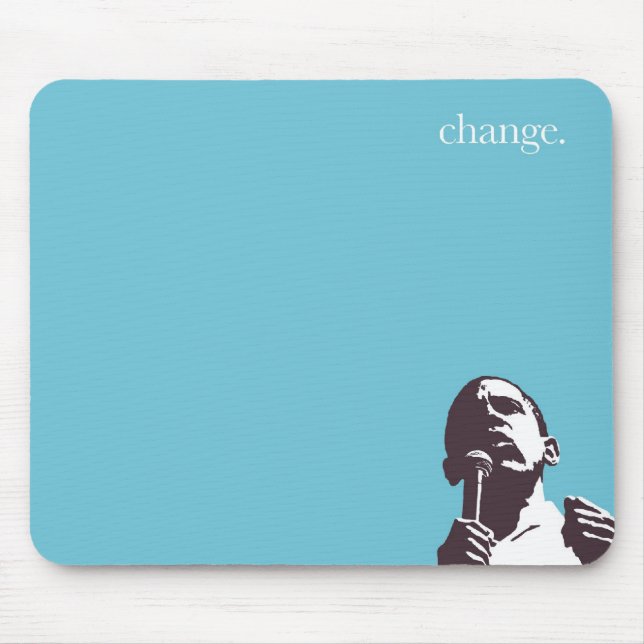 Obama: Change Mouse Mat (Front)
