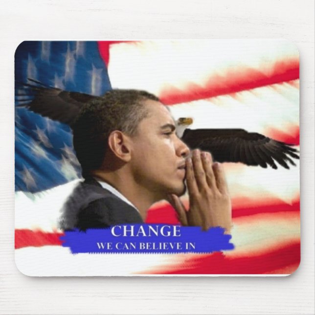 Obama Change Mouse Mat (Front)