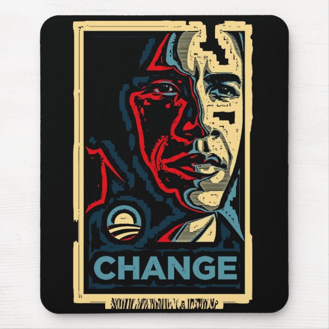 Obama Change Mouse Mat (Front)
