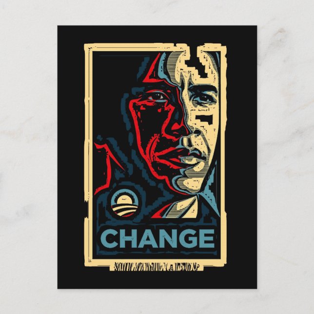 Obama Change Postcard (Front)