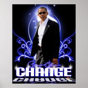 OBAMA CHANGE POSTER