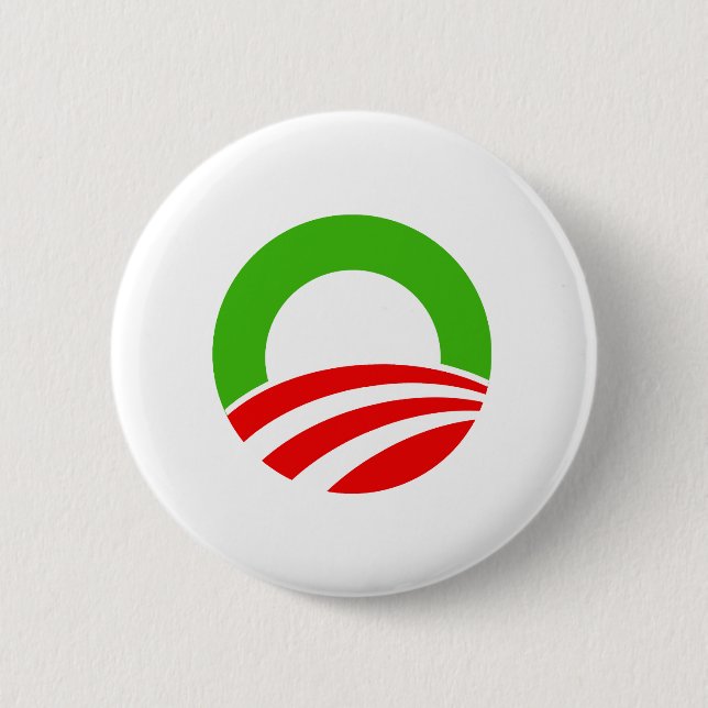 Obama Christmas 6 Cm Round Badge (Front)