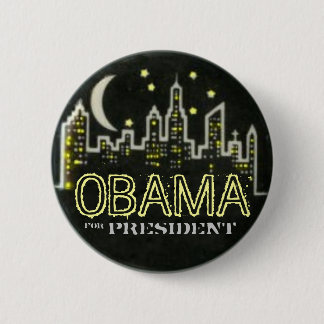 Obama City at Night Button