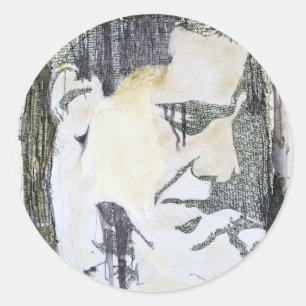 "Obama" Classic Round Sticker