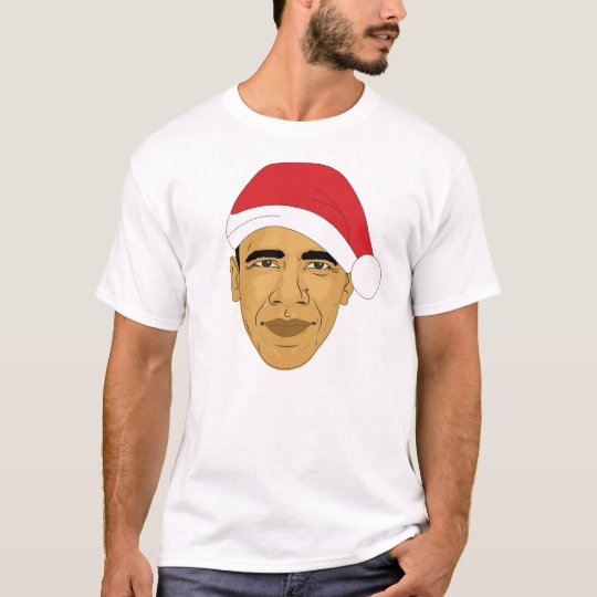 Obama Claus Barack Obama Christmas Tee