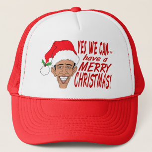 Obama Claus Trucker Hat