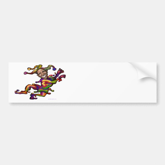 Obama Clown Bumper Sticker (Front)