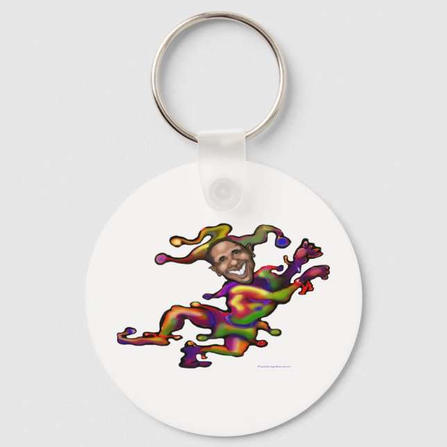 Obama Clown Key Ring (Front)