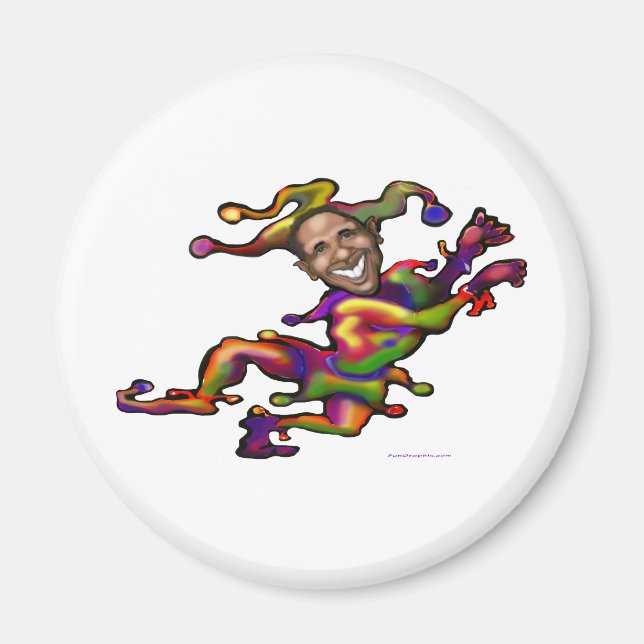 Obama Clown Magnet (Front)