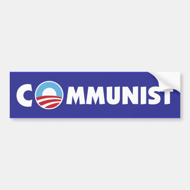 Obama Communist Bumper Sticker (Front)