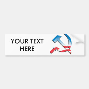 Obama Communist Symbol Bumper Sticker