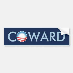 Obama Coward Bumper Sticker