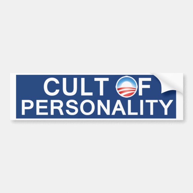 Obama Cult of Personality Bumper Sticker (Front)