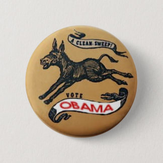 Obama Democratic Donkey Button