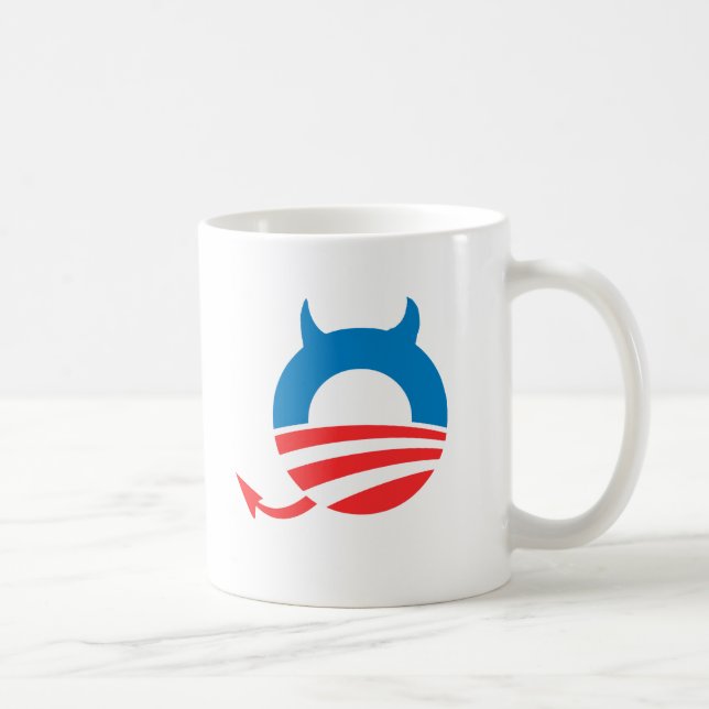 Obama Devil blue - Copy.png Coffee Mug (Right)