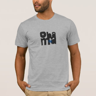 Obama Distressed Square T-Shirt