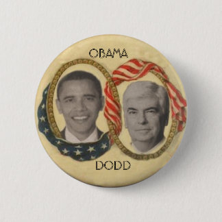 Obama / Dodd Retro-Style Button
