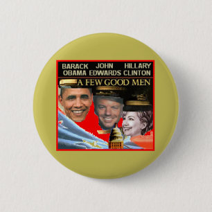 Obama Edwards Hillary Button