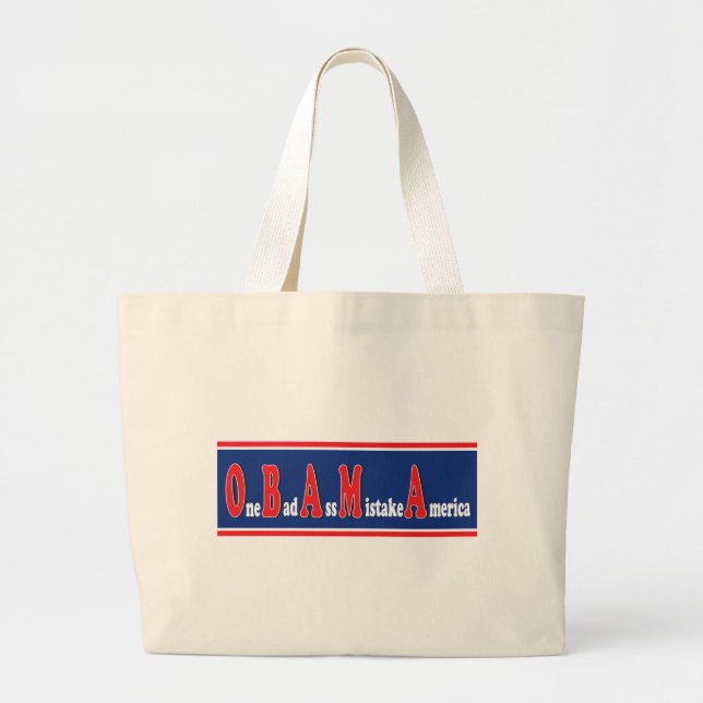OBAMA.epsbig Large Tote Bag (Front)