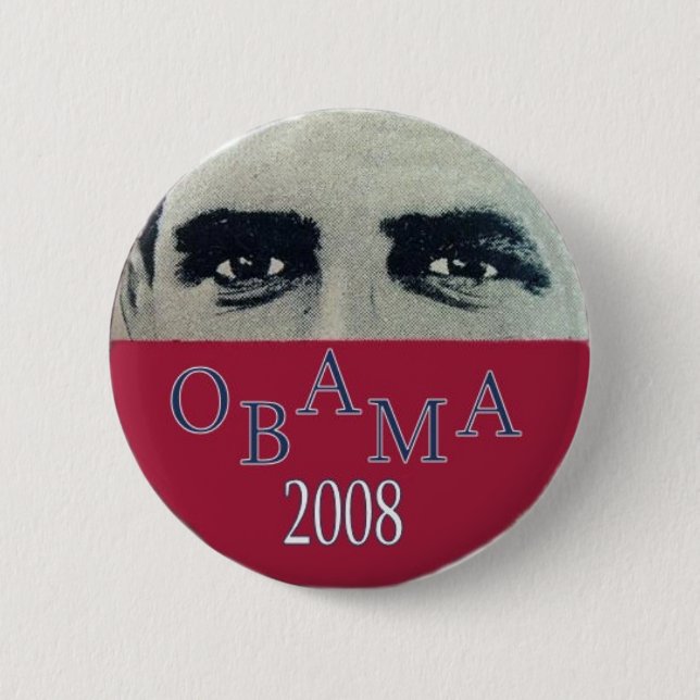 Obama Eyes Button (Front)